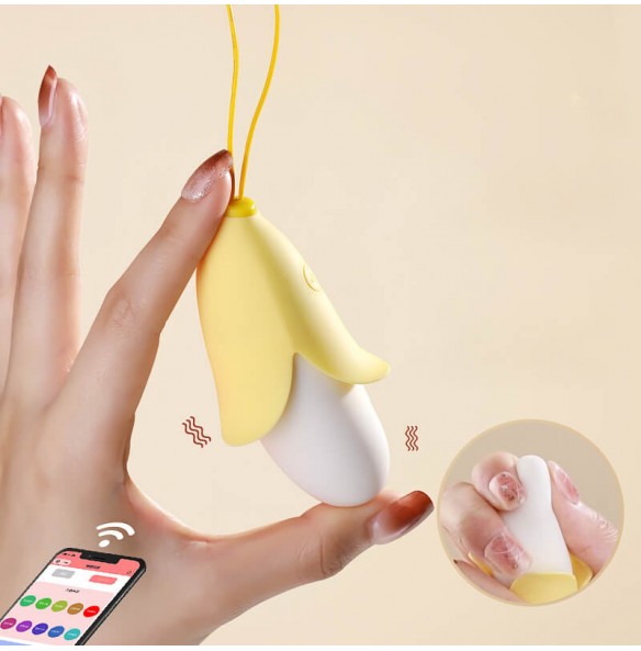 MizzZee - Fierce Banana Vibrating Egg (Support APP Mini Programs - Chargeable) MizzZee - Fierce Banana Vibrating Egg (Support APP Mini Programs - Chargeable)